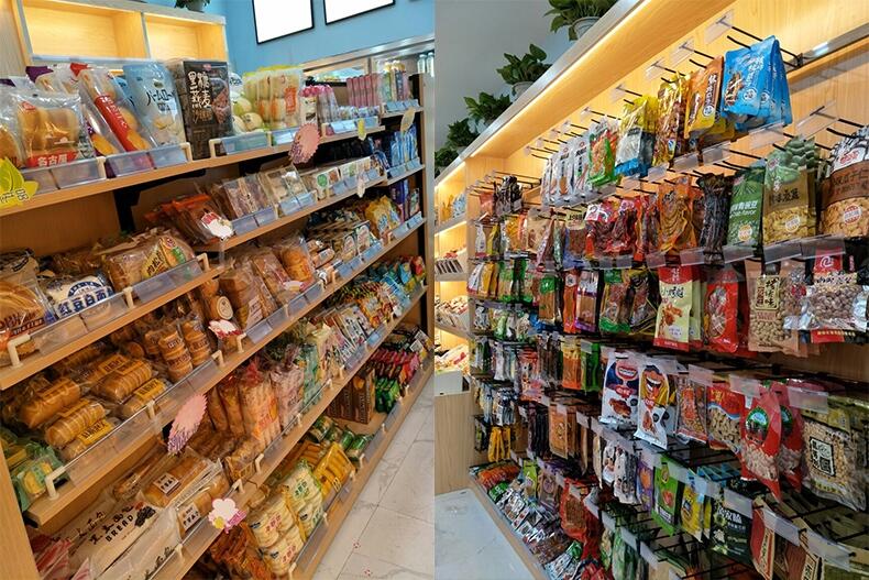 零食架干果零食貨架在超市便利店的應(yīng)用與優(yōu)勢